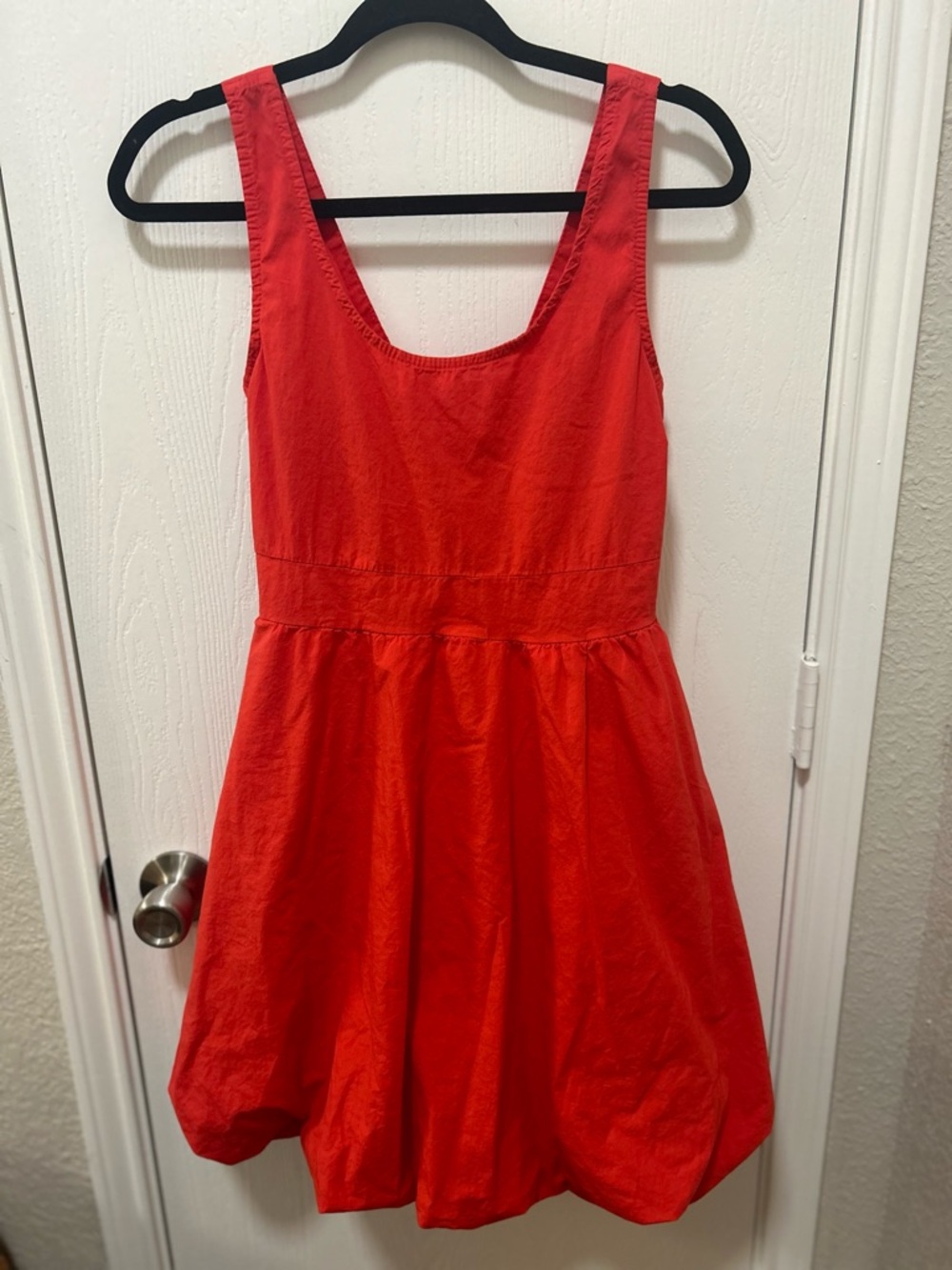 La Piccola Creativa Coral Tank Top Bubble Dress Size Medium Made In Italy Cotton